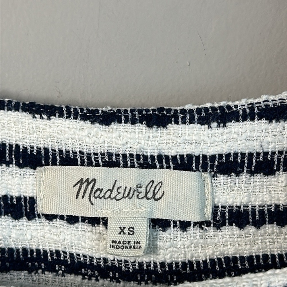 Madewell Texture & Thread Butterfly Top in Isley Stripe Top Size XS - Picture 11 of 13